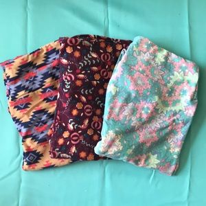 NWOT! Lula Roe Leggings OS Set#6